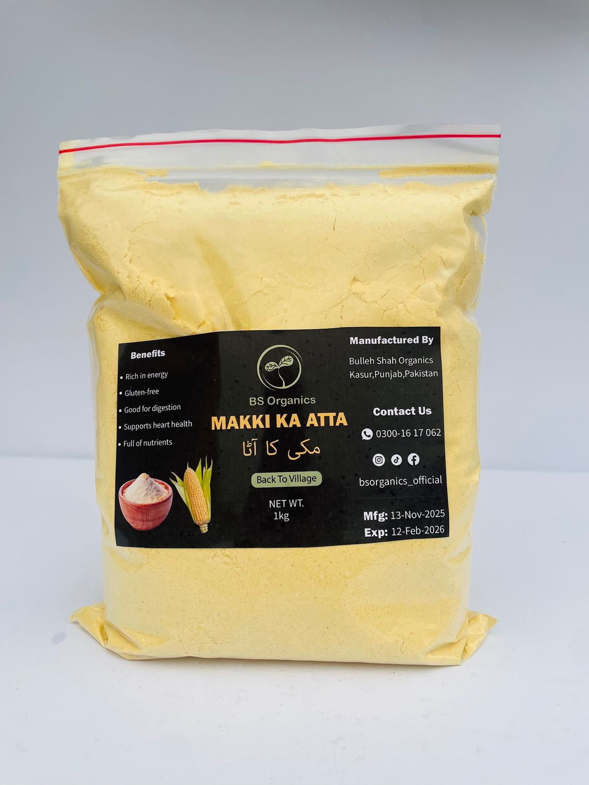 Makki ka Atta (Corn Flour) – 100% Natural