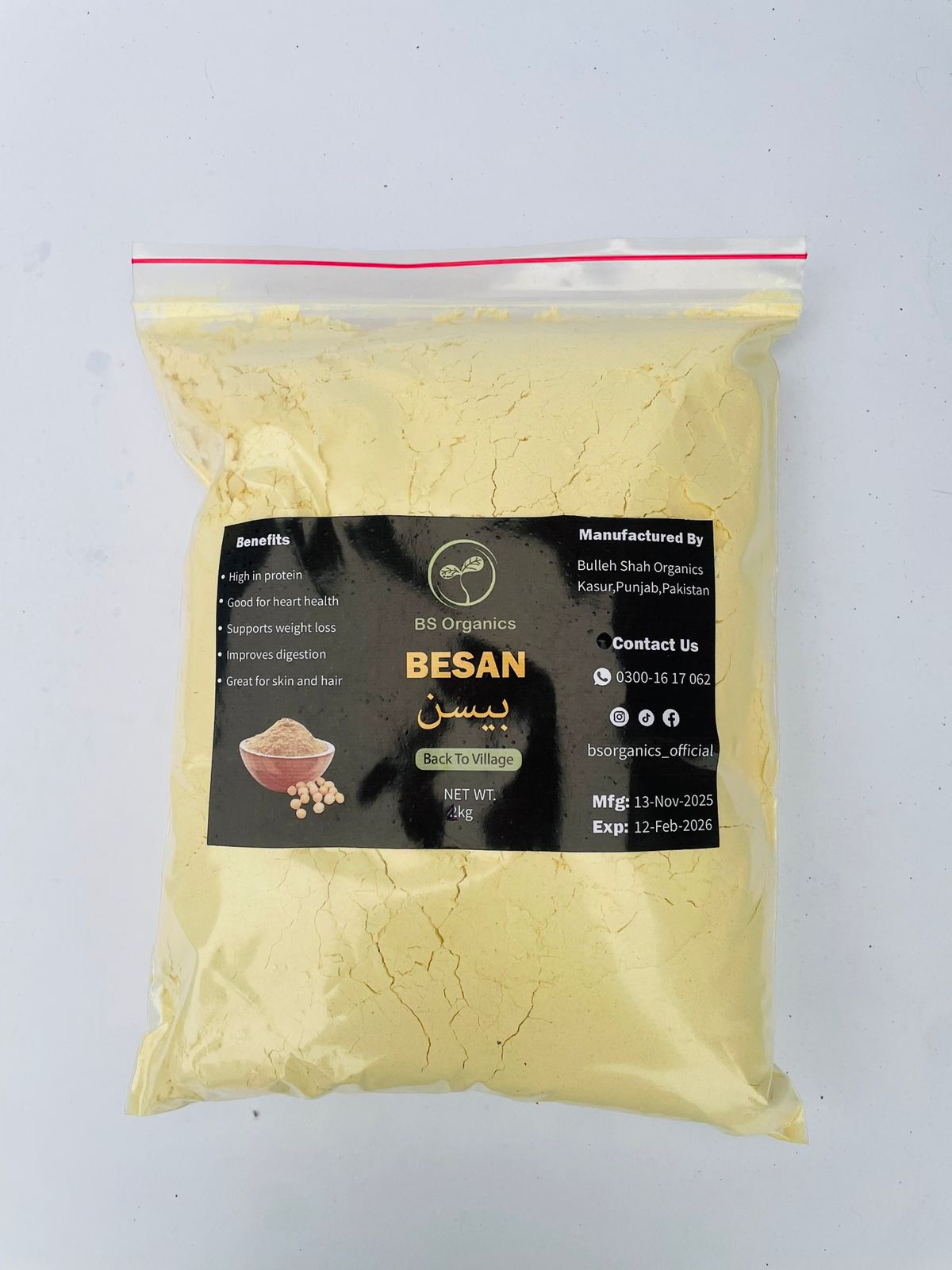 Besan (Gram Flour) – 100% Pure & Natural