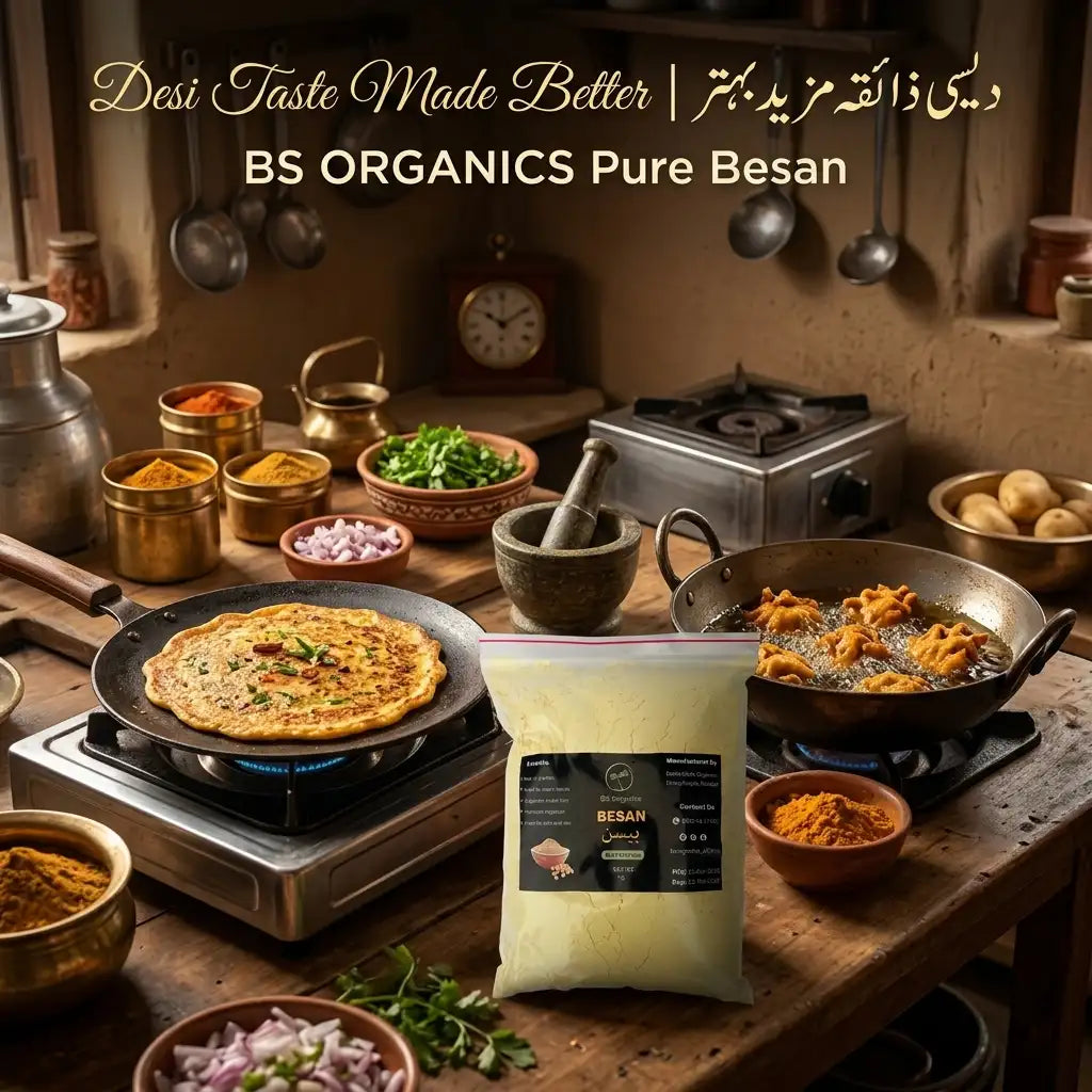 Pure Besan (Gram Flour) – Fresh & Premium Quality