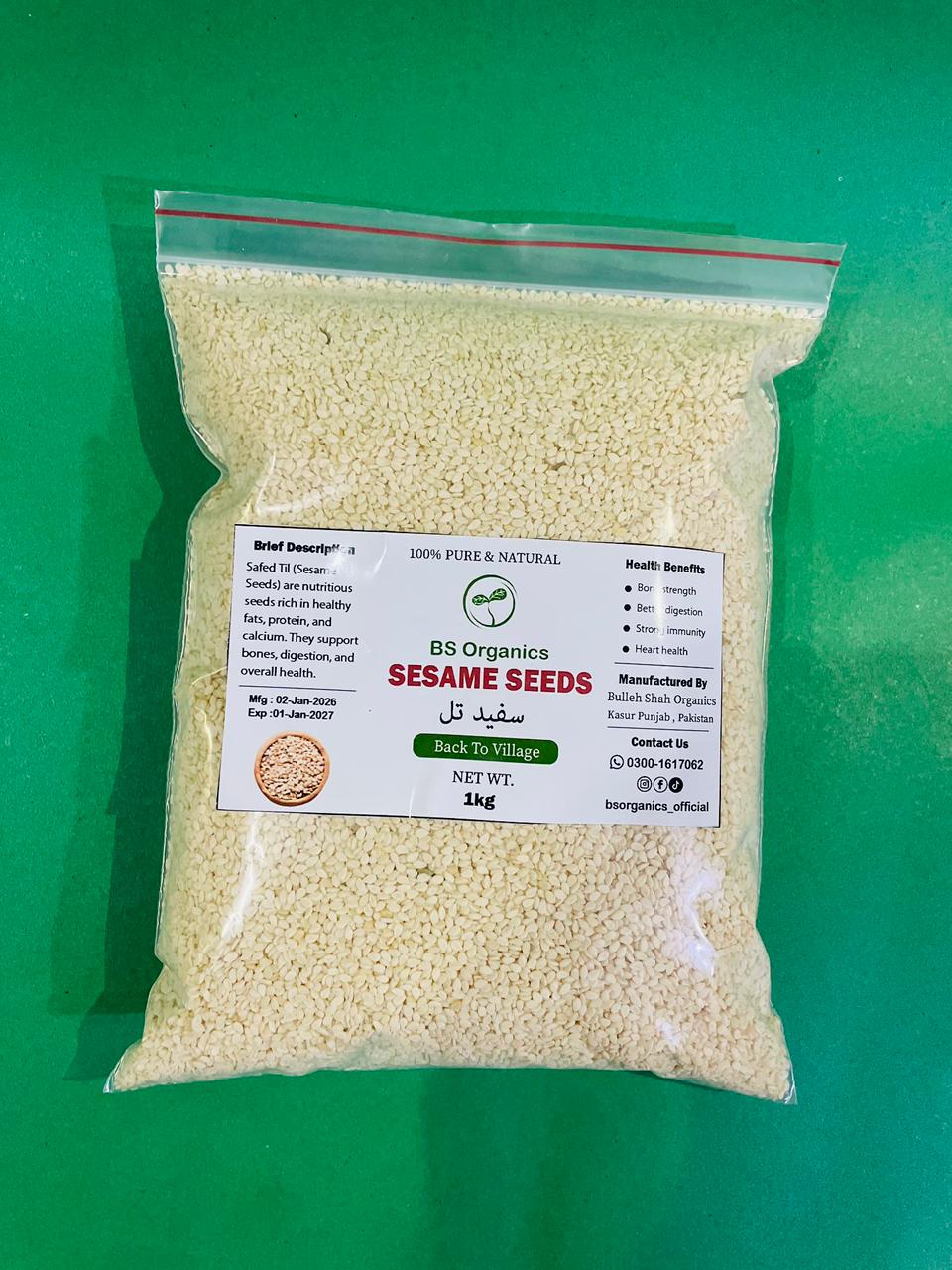 Premium Sesame Seeds (Til) – Natural, Fresh & Nutrient-Rich