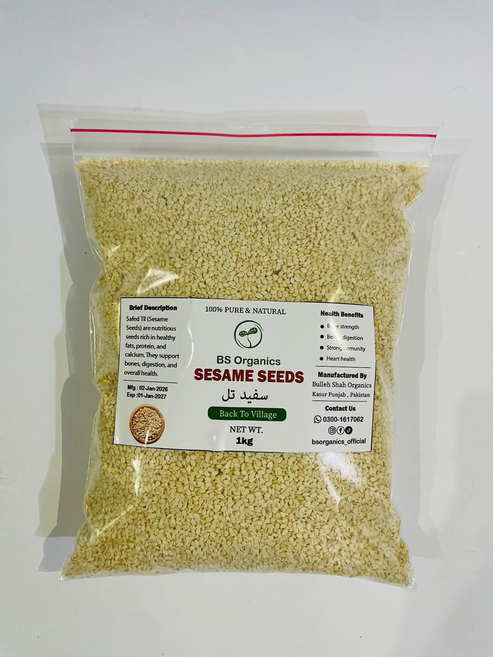 Premium Sesame Seeds (Til) – Natural, Fresh & Nutrient-Rich