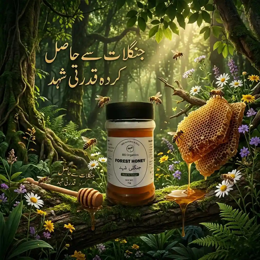 Pure Jungli Honey – Raw & Natural Honey