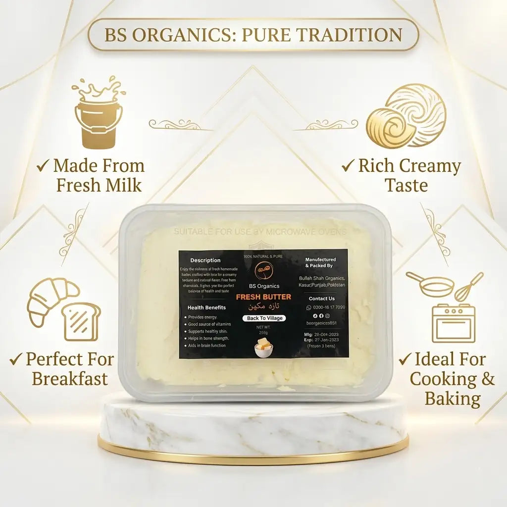 Pure Desi Butter – Fresh & Traditional Taste