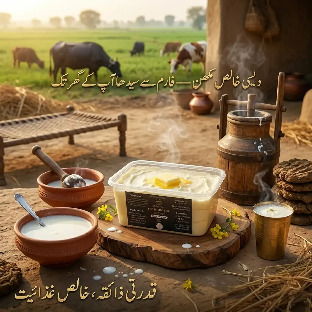 Pure Desi Butter – Fresh & Traditional Taste