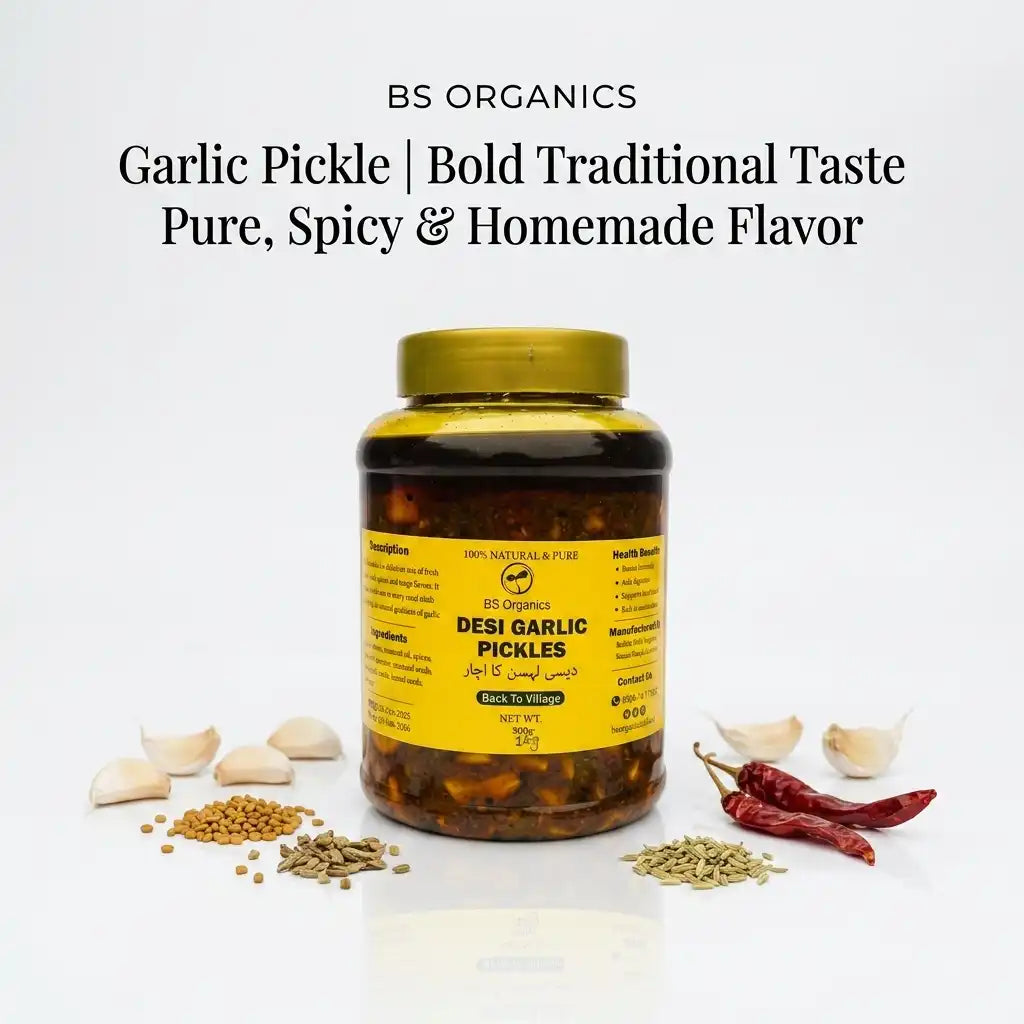 Garlic Pickle – Traditional Desi Flavor