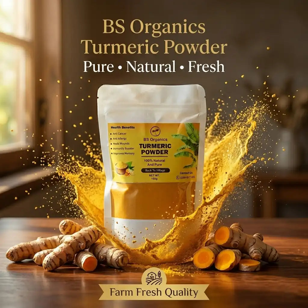 Pure Turmeric Powder – Natural Golden Spice