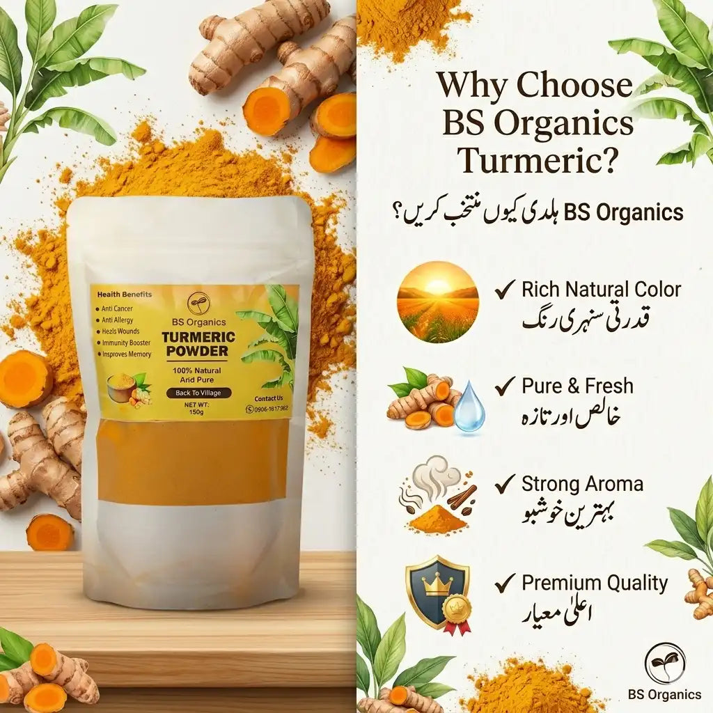 Pure Turmeric Powder – Natural Golden Spice