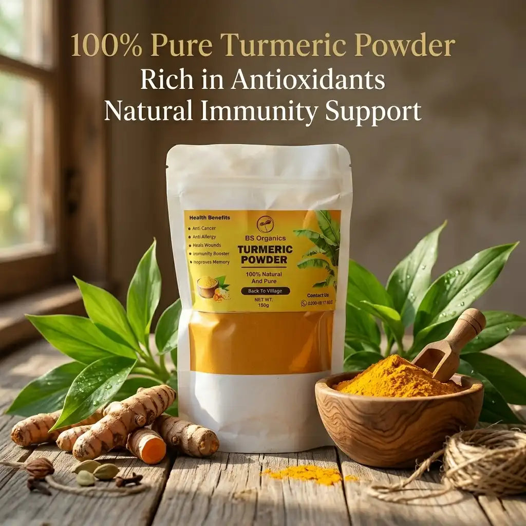 Pure Turmeric Powder – Natural Golden Spice