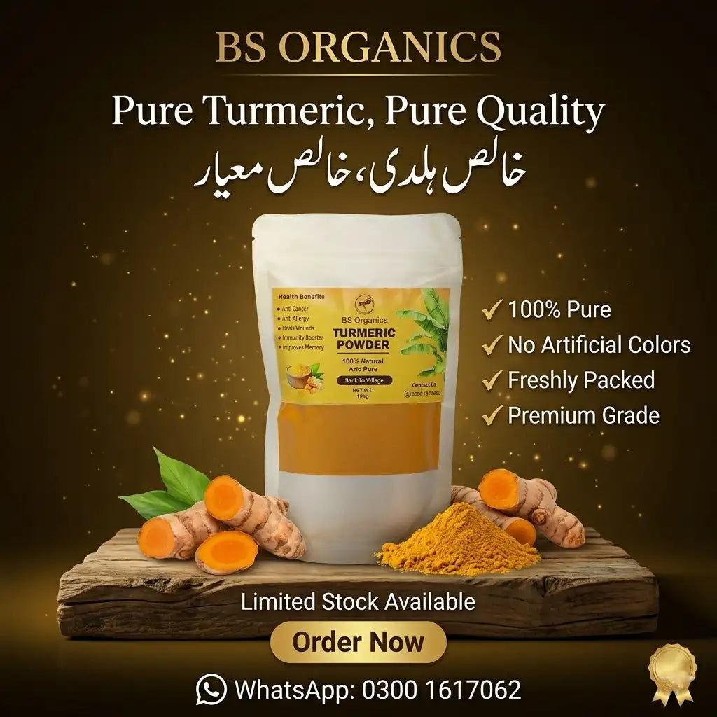 Pure Turmeric Powder – Natural Golden Spice
