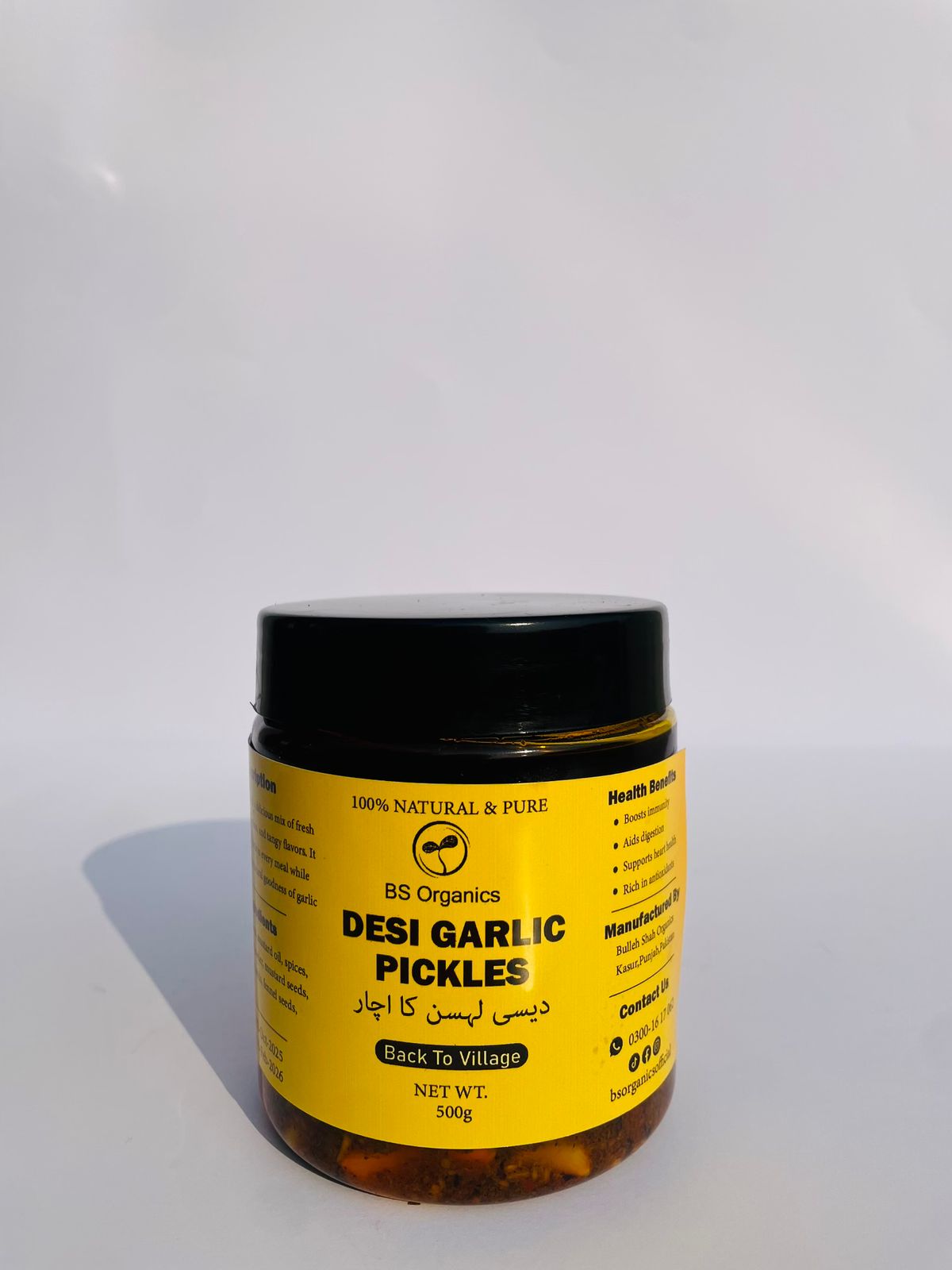 Desi Garlic Pickles – 100% Natural & Homemade