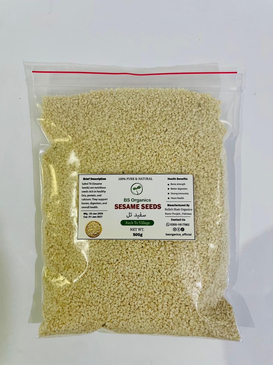 Premium Sesame Seeds (Til) – Natural, Fresh & Nutrient-Rich