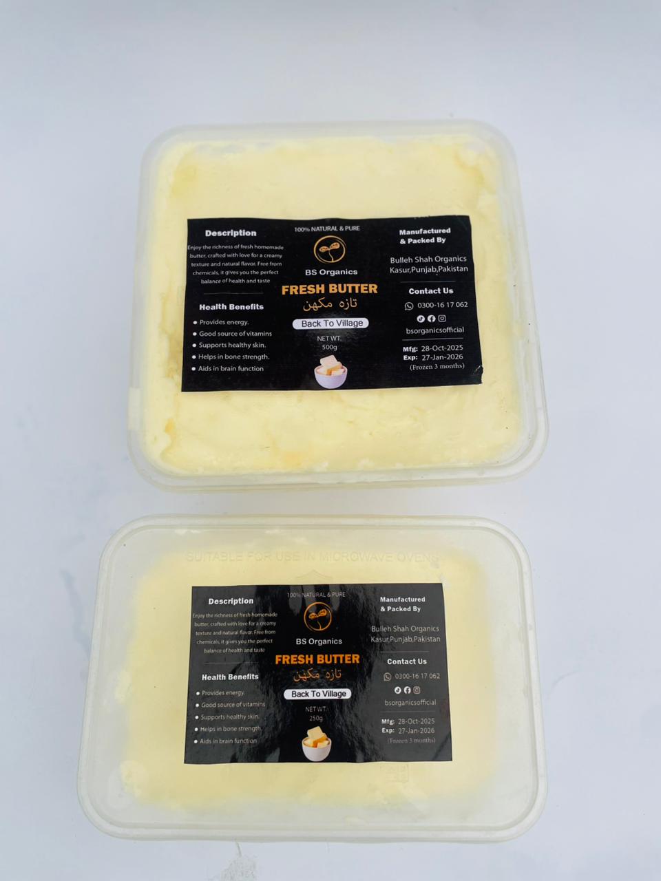 Fresh Butter – 100% Natural & Creamy