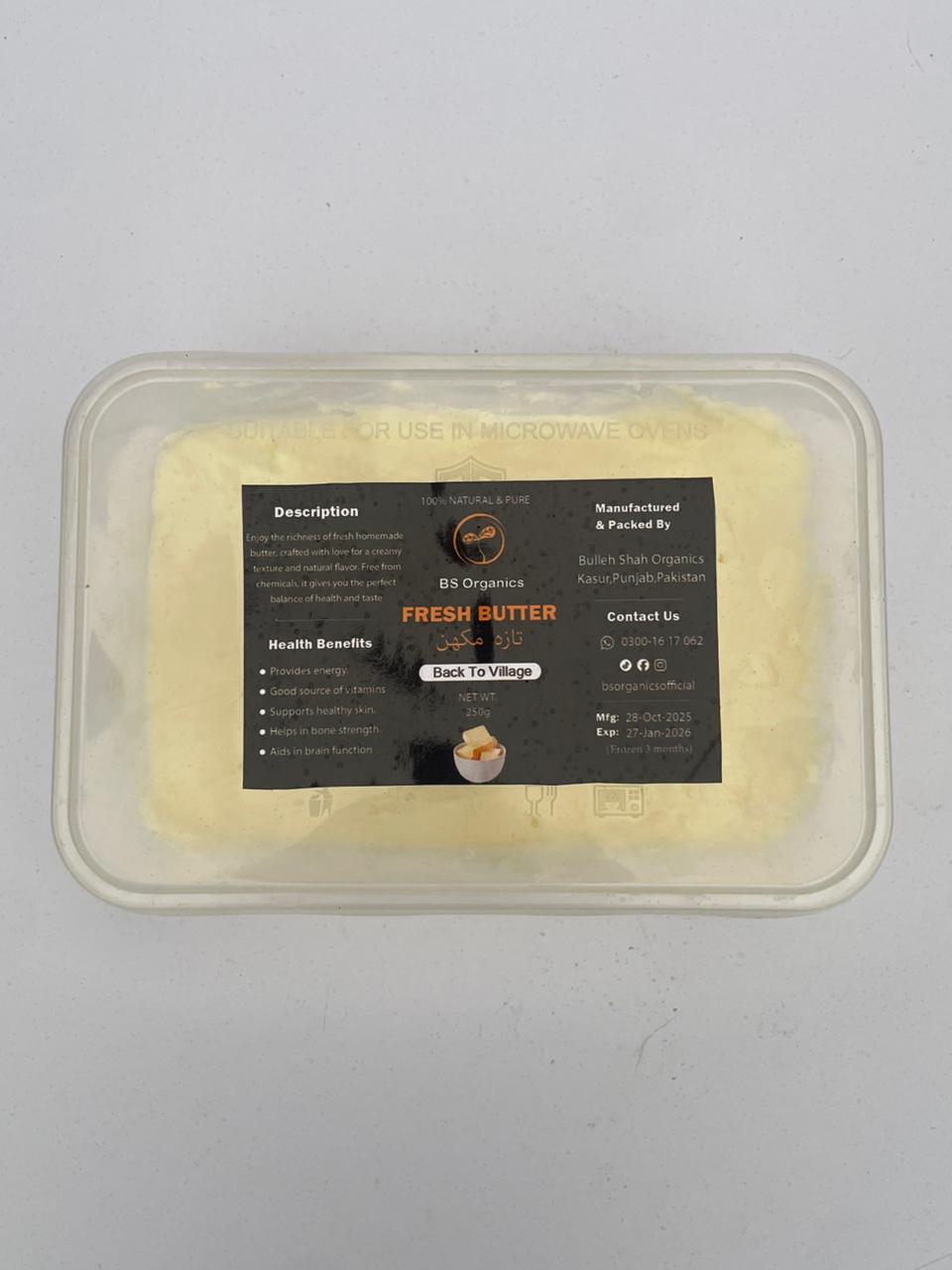 Fresh Butter – 100% Natural & Creamy