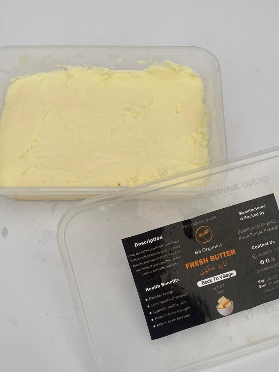 Fresh Butter – 100% Natural & Creamy